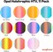 11 Pack Holographic Iron on Vinyl Rainbow Vinyl Glitter-11.4"X9.8" for Cricut Silhouette